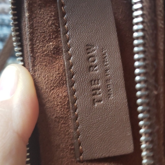 The row MULTI-POUCH CANVAS AND SUEDE CROSS-BODY BAG IN CREAM AND BISCUIT-TAUPE - Picture 8 of 16